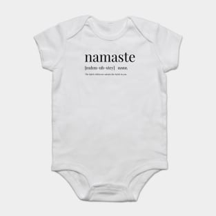 Namaste Definition Baby Bodysuit